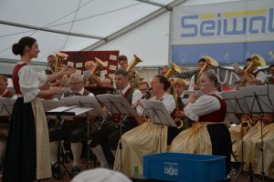 Marschmusik-Bewertung Unterinntaler Musikbund am 12.7.2025 in Bruckhäusl. Foto: Veronika Spielbichler
