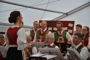 Marschmusik-Bewertung Unterinntaler Musikbund am 12.7.2025 in Bruckhäusl. Foto: Veronika Spielbichler