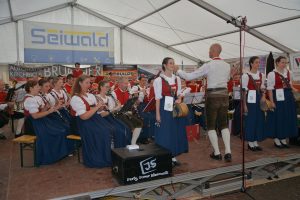Marschmusik-Bewertung Unterinntaler Musikbund am 12.7.2025 in Bruckhäusl. Foto: Veronika Spielbichler