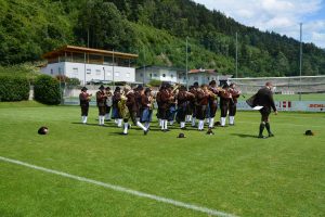 Marschmusik-Bewertung Unterinntaler Musikbund am 12.7.2025 in Bruckhäusl. Foto: Veronika Spielbichler