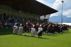 Marschmusik-Bewertung Unterinntaler Musikbund am 12.7.2025 in Bruckhäusl. Foto: Veronika Spielbichler