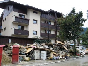 Inn-Hochwasser August 2005. Foto: Veronika Spielbichler