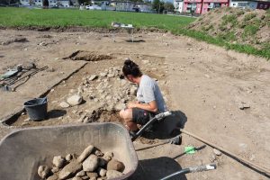 Bei den archäologischen Arbeiten sind die Funde zum Vorschein gekommen. © Stadtmarketing Wörgl