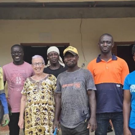 Elisabeth Cerwenka war wieder in Ghana unterwegs. Foto: privat