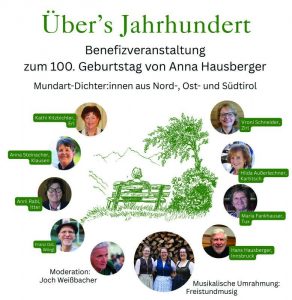 Dichterlesung in Erinnerung an die Wörgler Mundartdichterin Anna Hausberger. Foto: Verein Tiroler Mundart