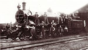 Schnellzuglokomotive beim Wörgler Heizhaus. Foto: Unterguggenberger Institut
