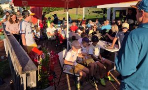 Reger Andrang herrschte auf der Terrasse des TC Wörgl. Foto: TCW