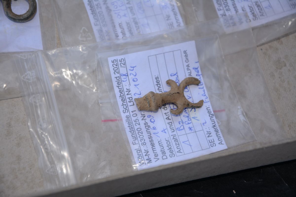 Archäologische Ausgrabungen am Scheiberfeld in Wörgl am 18.9.2025. Foto: Veronika Spielbichler