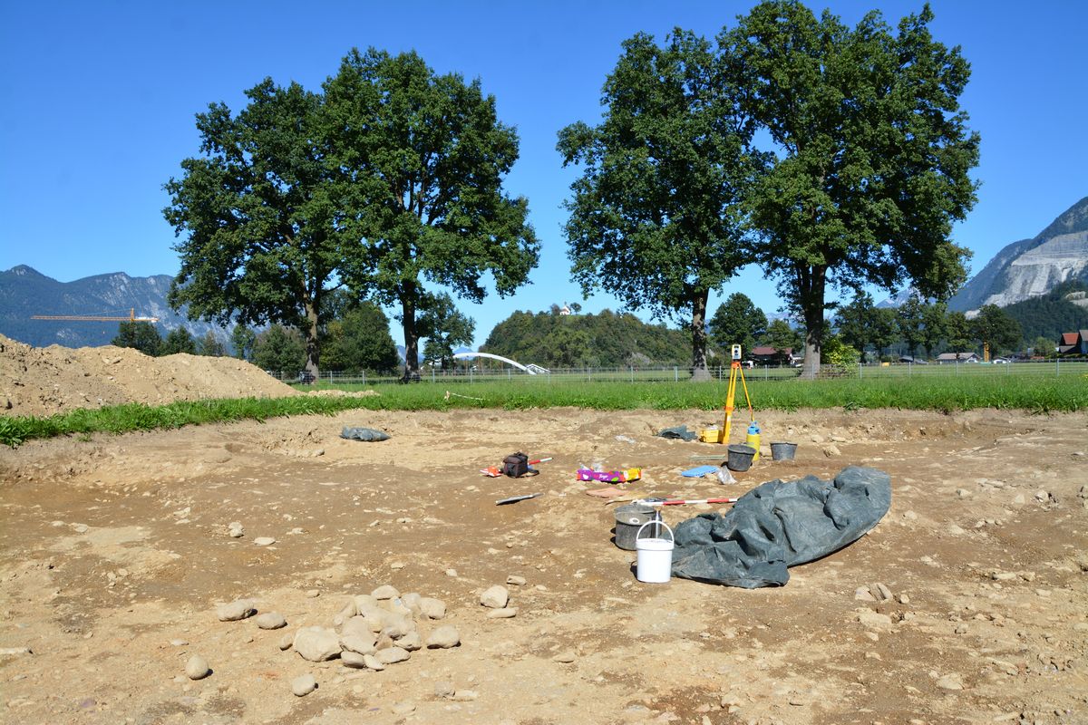 Archäologische Ausgrabungen am Scheiberfeld in Wörgl am 18.9.2025. Foto: Veronika Spielbichler