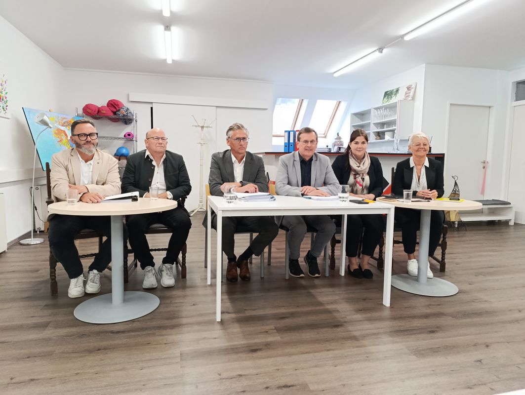 Pressekonferenz Liste Wir für Wörgl - Roland Ponholzer am 29.9.2025. Foto: Veronika Spielbichler