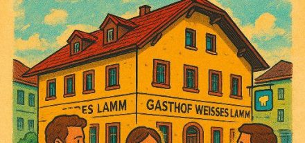 Das Unterguggenberger Institut freut sich auf einen spannenden Crypto Stammtisch im Gasthof Weißes Lamm in Wörgl am 29.10.2025. Grafik: Daniel/Kadri Hoffmann