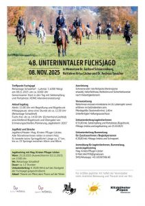 Infos zur 48. Unterinntaler Fuchsjagd.