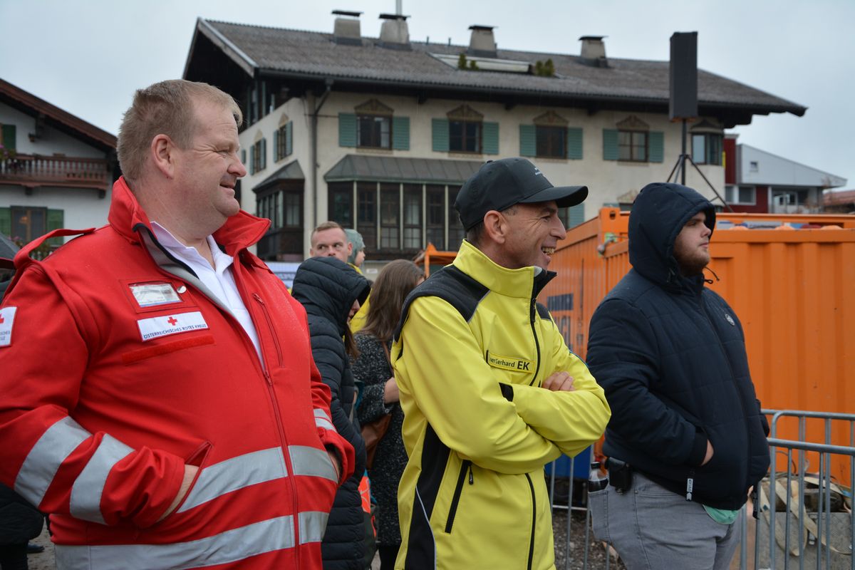 Jahreshauptübung der FF Wörgl am 25.10.2025 auf dem Baustellengelände Wörgl Mitte. Foto: Veronika Spielbichler