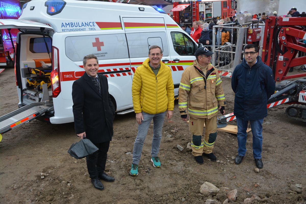 Jahreshauptübung der FF Wörgl am 25.10.2025 auf dem Baustellengelände Wörgl Mitte. Foto: Veronika Spielbichler