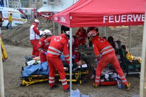 Jahreshauptübung der FF Wörgl am 25.10.2025 auf dem Baustellengelände Wörgl Mitte. Foto: Veronika Spielbichler