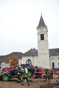 Jahreshauptübung der FF Wörgl am 25.10.2025 auf dem Baustellengelände Wörgl Mitte. Foto: Veronika Spielbichler