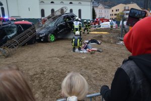 Jahreshauptübung der FF Wörgl am 25.10.2025 auf dem Baustellengelände Wörgl Mitte. Foto: Veronika Spielbichler