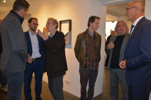 Vernissage der Ausstellung von Gottfried Hundsbichler und Michael Ziegler am 3.10.2025 in der Galerie am Stadtplatz in Wörgl. Foto: Veronika Spielbichler