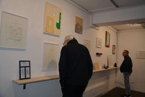 Vernissage der Ausstellung von Gottfried Hundsbichler und Michael Ziegler am 3.10.2025 in der Galerie am Stadtplatz in Wörgl. Foto: Veronika Spielbichler