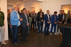 Vernissage der Ausstellung von Gottfried Hundsbichler und Michael Ziegler am 3.10.2025 in der Galerie am Stadtplatz in Wörgl. Foto: Veronika Spielbichler