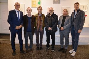 Vernissage der Ausstellung von Gottfried Hundsbichler und Michael Ziegler am 3.10.2025 in der Galerie am Stadtplatz in Wörgl. Foto: Veronika Spielbichler