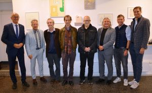 Vernissage der Ausstellung von Gottfried Hundsbichler und Michael Ziegler am 3.10.2025 in der Galerie am Stadtplatz in Wörgl. Foto: Veronika Spielbichler