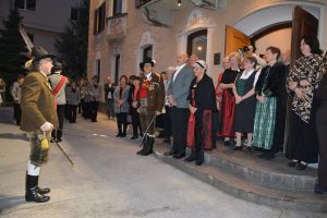 Festakt der Wörgler Traditionsvereine zum 80. Geburtstag von Maria Steiner am 17.10.2025. Foto: Veronika Spielbichler