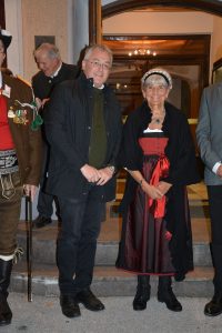 Festakt der Wörgler Traditionsvereine zum 80. Geburtstag von Maria Steiner am 17.10.2025. Foto: Veronika Spielbichler