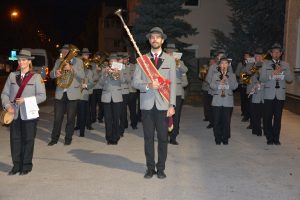 Festakt der Wörgler Traditionsvereine zum 80. Geburtstag von Maria Steiner am 17.10.2025. Foto: Veronika Spielbichler