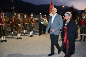 Festakt der Wörgler Traditionsvereine zum 80. Geburtstag von Maria Steiner am 17.10.2025. Foto: Veronika Spielbichler