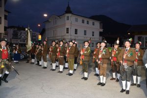 Festakt der Wörgler Traditionsvereine zum 80. Geburtstag von Maria Steiner am 17.10.2025. Foto: Veronika Spielbichler