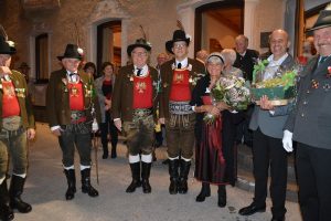 Festakt der Wörgler Traditionsvereine zum 80. Geburtstag von Maria Steiner am 17.10.2025. Foto: Veronika Spielbichler