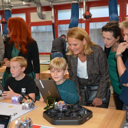 Eröffnung STEAM-Lab an der Europamittelschule Wörgl am 1.10.2025. Foto: Veronika Spielbichler