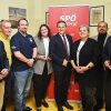 Der neu gewählte Stadtparteivorstand der SPÖ Wörgl v.l. Christian Mussner, Peter Lettenbichler, Manfred Höck, Eva Steibl-Egenbauer, LAbg. StR. Christian Kovacevic, Karin Pirchner, Bastian Wiedl, 1. LH-Stv. Philip Wohlgemuth. Foto: SPÖ Wörgl
