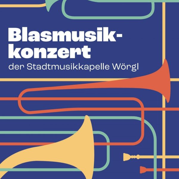 Plakat der Stadtmusikkapelle Wörgl.