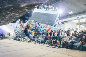 Die Skyclimbers des Wörgler Alpenvereins legten beim internationalen Boulderbewerb in Graz eine tolle Performance hin! Foto: Achim Reinbacher