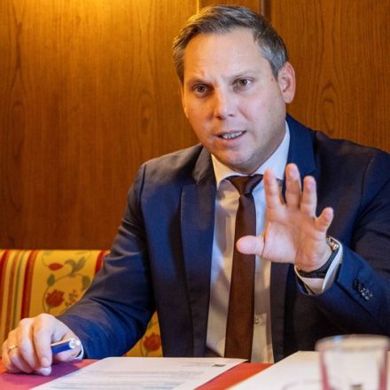 Beim Pressegespräch zum SPÖ-Thementag: LA STR Christian Kovacevic. Foto: Manuel Matt