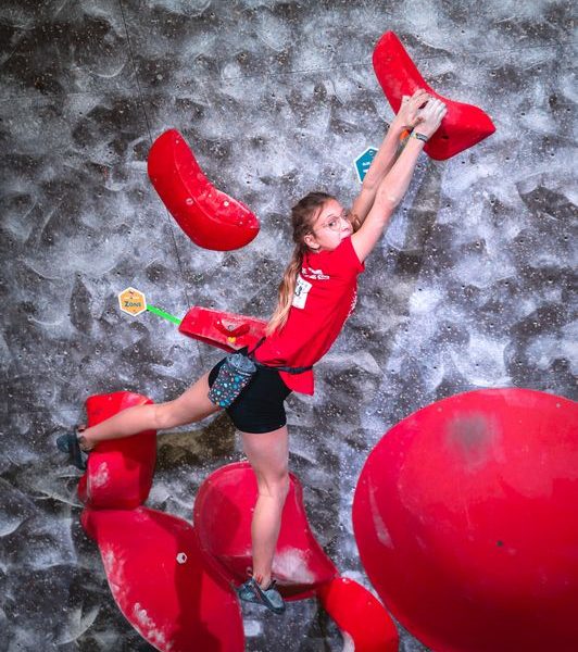 Die Kundlerin Greta Schroll bewies im Finale der U11 Nervenstärke und gewann Silber. Foto: Moritz Koenig