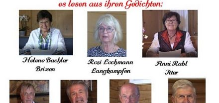 Die Mitwirkenden der Mundart-Lesung in der Zone Wörgl am 27.11.2025. Foto: Verein Tiroler Mundart