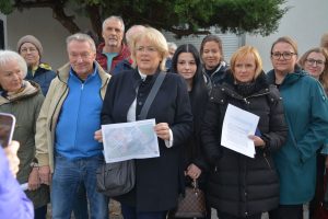 Protestkundgebung Simon-Prem-Straße am 14.11.2025. Foto: Veronika Spielbichler