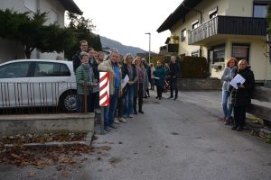 Protestkundgebung Simon-Prem-Straße am 14.11.2025. Foto: Veronika Spielbichler