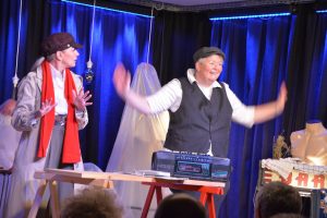 Kriminalbühne "Zwei wie Bonny & Clyde" am 16.11.2025 in der Zone Kultur.Leben.Wörgl. Foto: Veronika Spielbichler