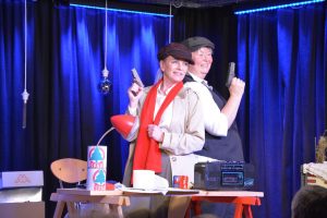 Kriminalbühne "Zwei wie Bonny & Clyde" am 16.11.2025 in der Zone Kultur.Leben.Wörgl. Foto: Veronika Spielbichler