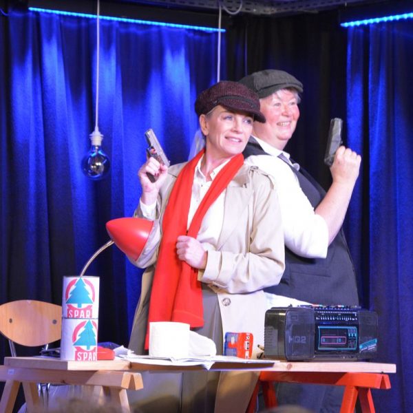 Kriminalbühne "Zwei wie Bonny & Clyde" am 16.11.2025 in der Zone Kultur.Leben.Wörgl. Foto: Veronika Spielbichler