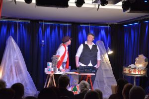 Kriminalbühne "Zwei wie Bonny & Clyde" am 16.11.2025 in der Zone Kultur.Leben.Wörgl. Foto: Veronika Spielbichler