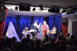 Kriminalbühne "Zwei wie Bonny & Clyde" am 16.11.2025 in der Zone Kultur.Leben.Wörgl. Foto: Veronika Spielbichler