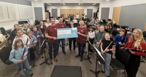 wörglWEB Kampagne 2025 unterstützt Blasmusikvereine mit insgesamt fast 8000 Euro. Foto: Stadtwerke Wörgl