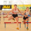 Sissi Haas beim Hürdenlauf, sie zählte zu den drei schnellsten Österreicherinnen. Foto: TS Wörgl/ÖLV