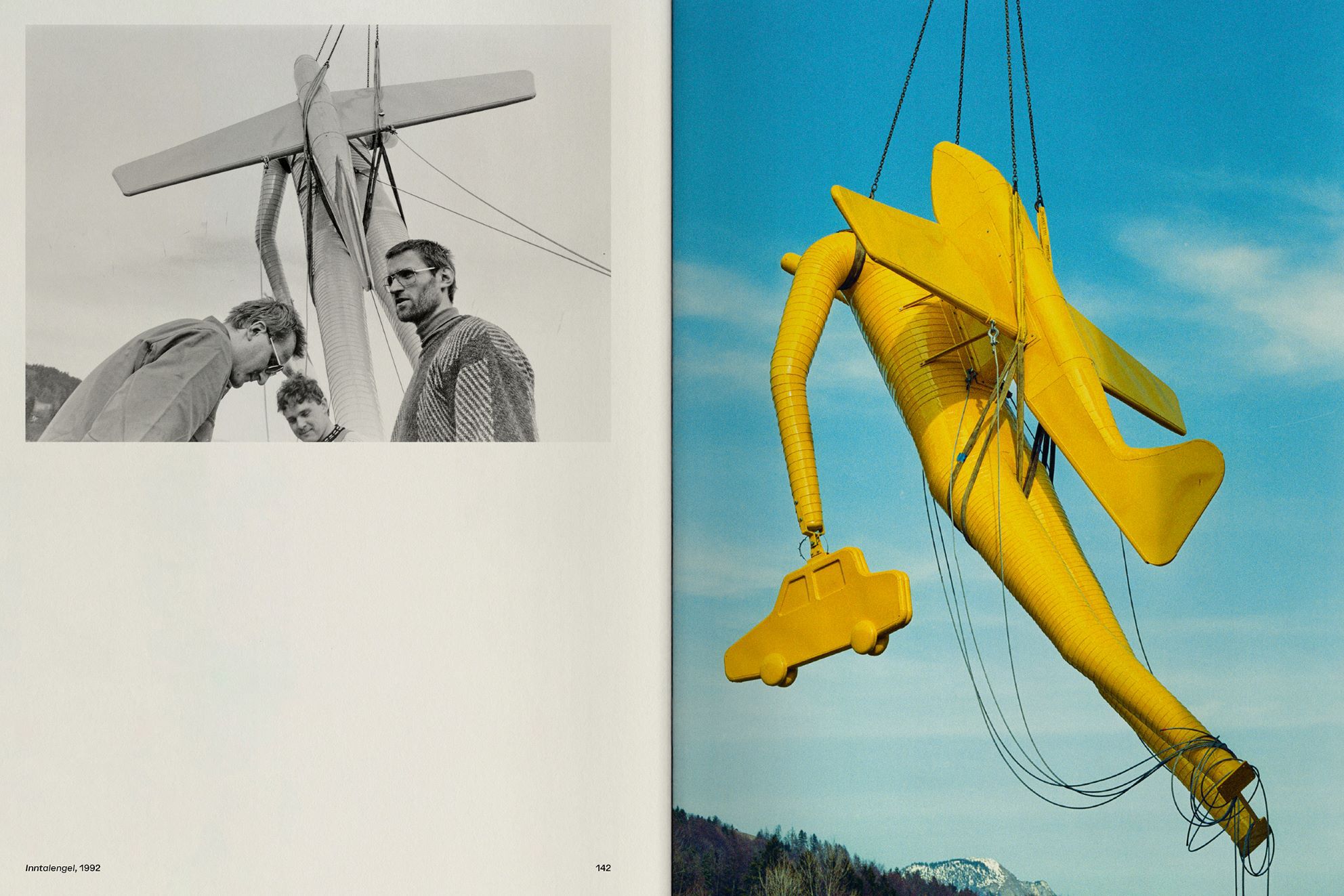 Der "Inntalengel" zählt zu Alois Schilds frühen Arbeiten. Foto: https://www.vfmk.org/media/VFMK_Alois-Schild_Illusionsreserven_IN01-11.jpg