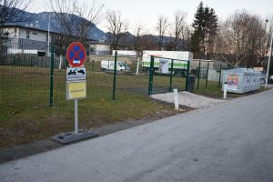 Lokalaugenschein beim neuen Zwergenwald-Kindergarten an der Hagleitner Straße am 10.12.2025. Foto: Veronika Spielbichler